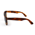 Unisex Matte Sunglasses // Havana