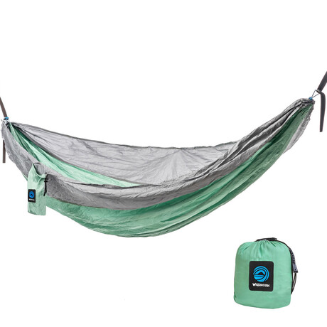 Highpoint Daypack + Outpost Hammock Bundle // Silver + Lime Green