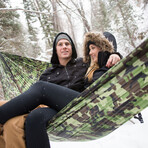 Highpoint Daypack + Outpost Hammock Bundle // Woodland Camo