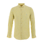 Paret Long Sleeve Button Down Shirt // Yellow (M)