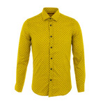 Quintana Long Sleeve Button Up Shirt // Yellow (L)