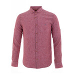 Paret Long Sleeve Button Down Shirt // Red (2XL)