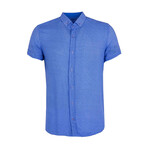 Vingegaard Button Down Shirt // Blue (L)