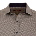 Arcas Long Sleeve Button Up Shirt // Beige (M)