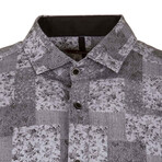 Wellens Long Sleeve Button Up Shirt // Black (S)