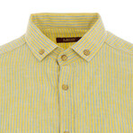 Paret Long Sleeve Button Down Shirt // Yellow (XL)