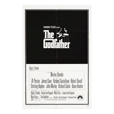 The Godfather // 1972 U.S. One Sheet Poster