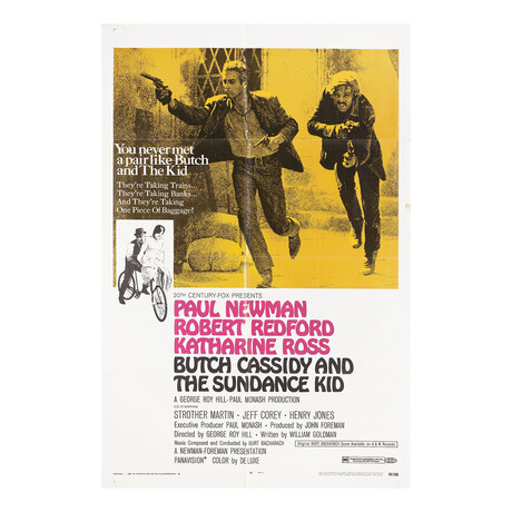 Butch Cassidy and The Sundance Kid // 1969 U.S. One Sheet Poster