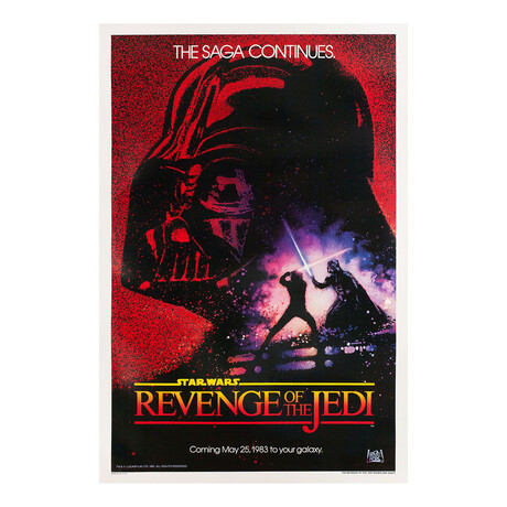 Star Wars: Episode VI: Revenge of the Jedi // 1982 U.S. One Sheet Poster