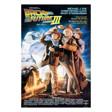 Back to the Future Part III // 1990 U.S. One Sheet Poster