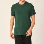 Langeac V-Neck T-Shirt // Dark Green (Medium)