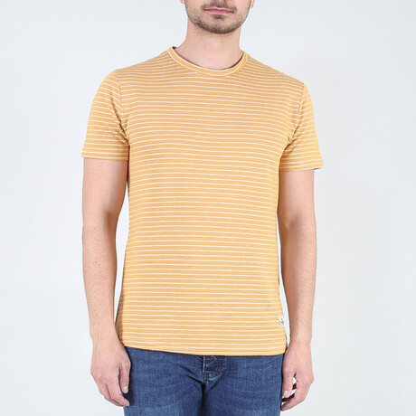 Jacquard T-Shirt // Yellow (Medium)