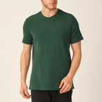 Langeac V-Neck T-Shirt // Dark Green (Medium)