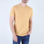 Jacquard T-Shirt // Yellow (Medium)