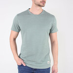 Jacquard T-Shirt // Green (Medium)