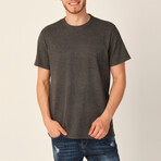 Saugues Round Neck T-Shirt // Anthracite (X-Large)