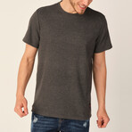 Saugues Round Neck T-Shirt // Anthracite (X-Large)