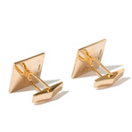 Tiffany & Co. 14k Yellow Gold + Sapphire Cufflinks // Estate