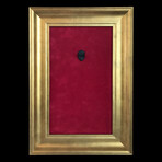 Mini Guitar Display Frame For 1 Mini Guitar // 18"H x 12"W (Red Suede)