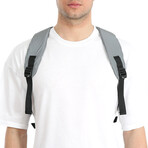 Milo Backpack // Silver