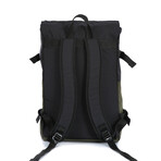 Castor Backpack // Black + Green