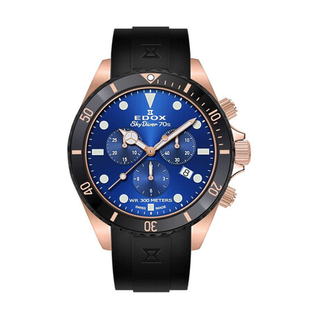 Edox SkyDiver Quartz // 10238-37RNNCA-BUI
