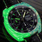 TOCKR Chronograph Automatic // C47MARBLE LUME - LEATHERHD