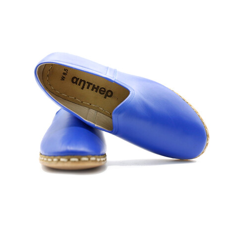 Barton Leather Shoes // Bright Blue (US: 9)