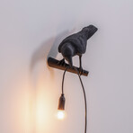 Bird Lamp // Black // Hanging
