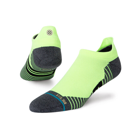 Ultra Run Lite Tab Socks // Neon Green (S)
