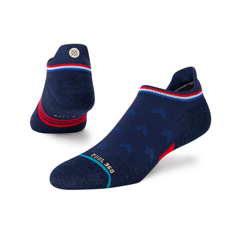 Independence Athletic Tab Socks // Navy (S)