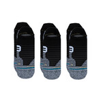 Versa Athletic Tab Socks // Pack of 3 // Black (L)