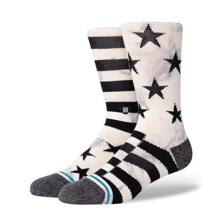 Sidereal 2 Socks // Black + White (S)