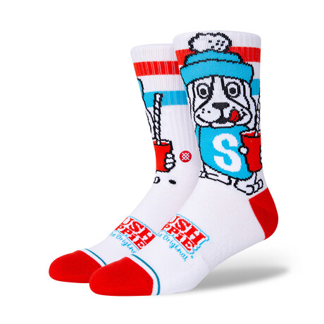 Slush Puppie Socks // White (S)
