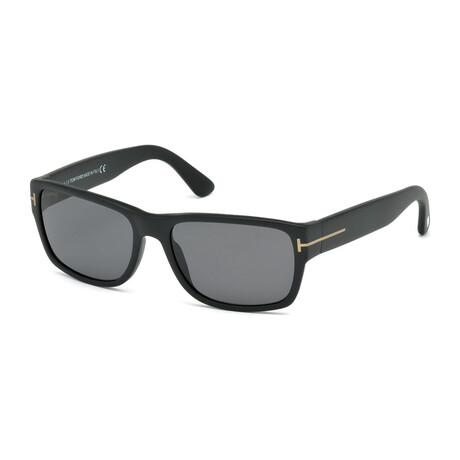 Men's Mason Sunglasses // Shiny Black + Gray