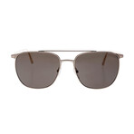 Men's Kip Sunglasses // Shiny Rose Gold + Gray