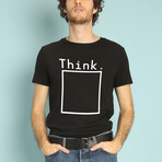Think T-Shirt // Black (Small)