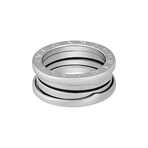 Bulgari // 18k White Gold B.Zero1 Three Band Ring II // Ring Size: 5.25 // Pre-Owned