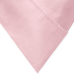 100% Cotton Percale 300TC Sheet Set // Blush (Twin)
