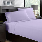 100% Cotton Sateen 500TC Sheet Set // Lilac (Full)