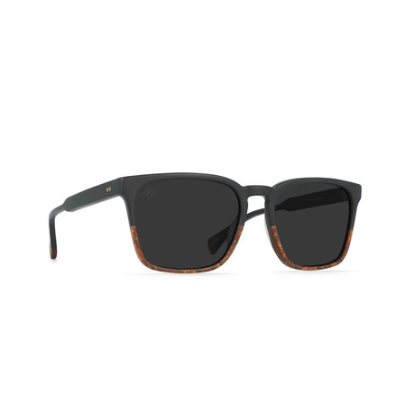 Unisex Pierce Polarized Sunglasses // Burlwood + Black