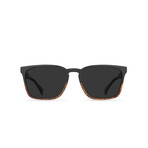 Unisex Pierce Polarized Sunglasses // Burlwood + Black