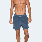 Retro Shorts // Navy Blue (XL)