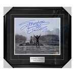 Sylvester Stallone // Autographed Photo Display // Rocky Steps