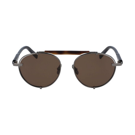 Men's SF197S-069 Sunglasses // Ruthenium + Brown