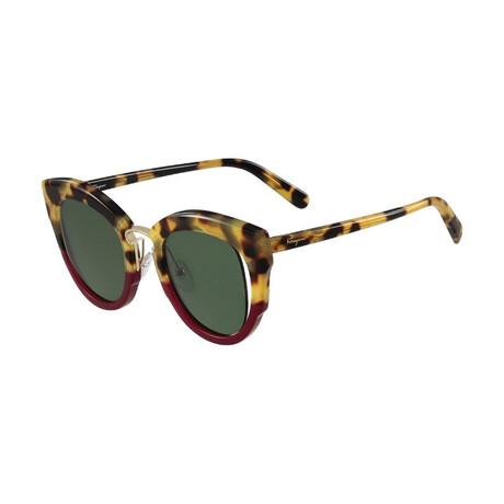 Women's SF830S-283 Tokyo Sunglasses // Tortoise + Red + Green