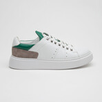 TT1660 Sneakers // White + Green (Men's Euro Size 40)
