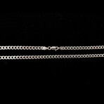 Flat Cuban Chain Necklace // 3.5mm (20")