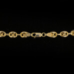 Puff Mariner Chain Bracelet // 8mm