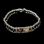 Barrel Pattern ID Bracelet // 10mm